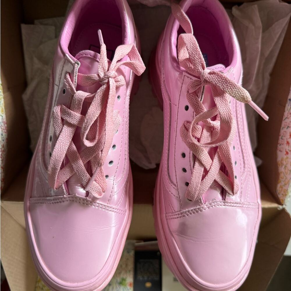 Vans Shiny Pink Collina Strada x Vans Collaboration sz 9 - Picture 15 of 16
